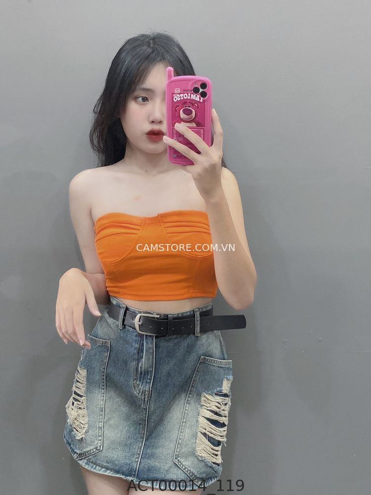 Hassy | Áo ống croptop nhún ngực borip co giãn MSHS  | Hassy.vn - Thời trang nữ hot trend