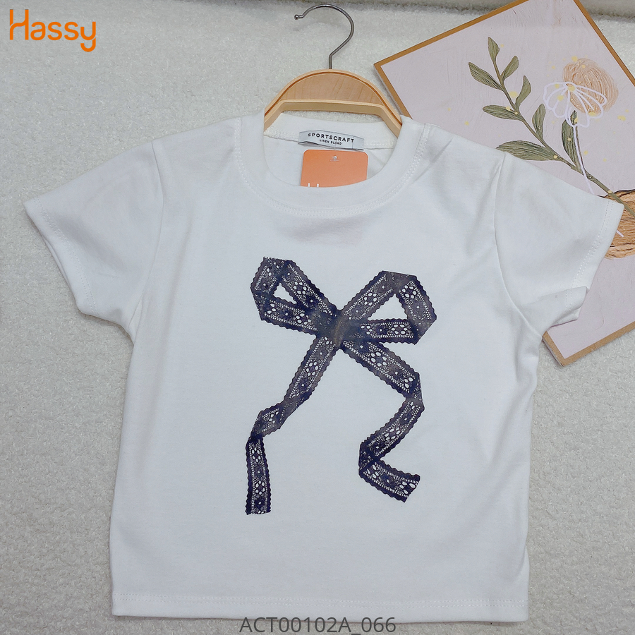 Hassy | Áo croptop in hình nơ ren lưới UN | Hassy.vn - Thời trang nữ hot trend