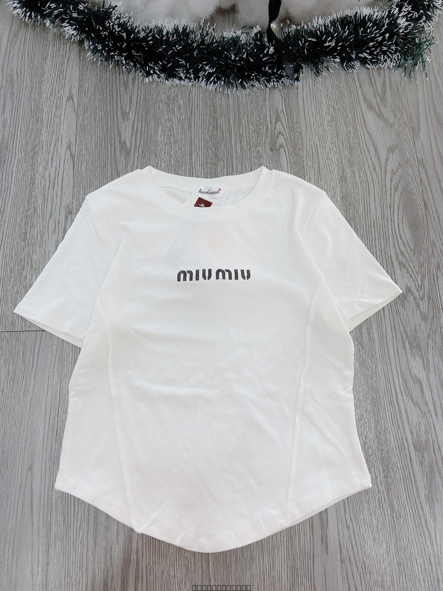 Hassy | Áo thun Miumiu vạt bầu form lững HS | Hassy.vn - Thời trang nữ hot trend