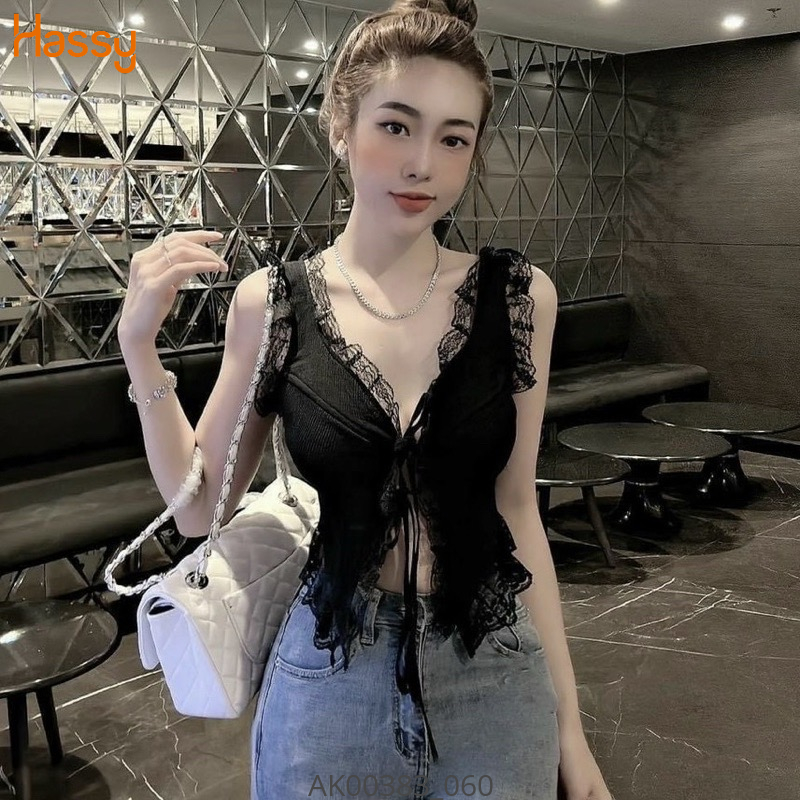 Hassy | Áo xốp viền ren quyến rũ nữ tính UN | Hassy.vn - Thời trang nữ hot trend