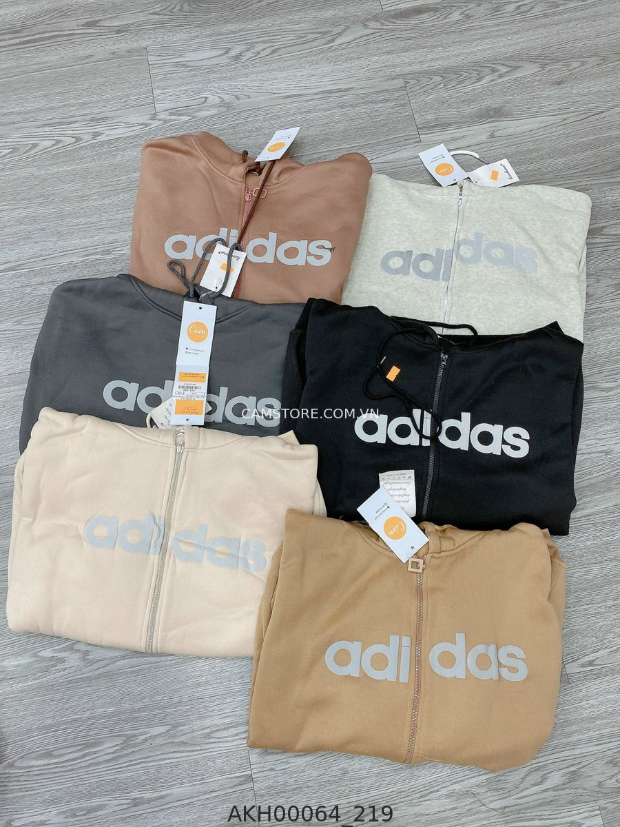 Hassy | Áo khoác nỉ dây kéo Adidas Quảng Châu form rộng HS  | Hassy.vn - Thời trang nữ hot trend