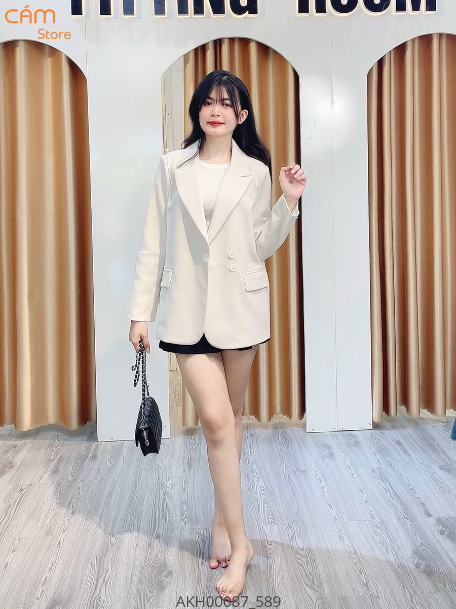 Hassy | Áo blazer hai túi cao cấp Quảng Châu có đệm vai | Hassy.vn - Thời trang nữ hot trend