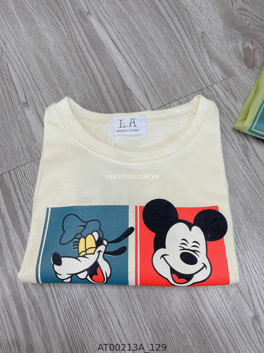 Hassy | Áo thun crop form rộng chuột mickey HS | Hassy.vn - Thời trang nữ hot trend