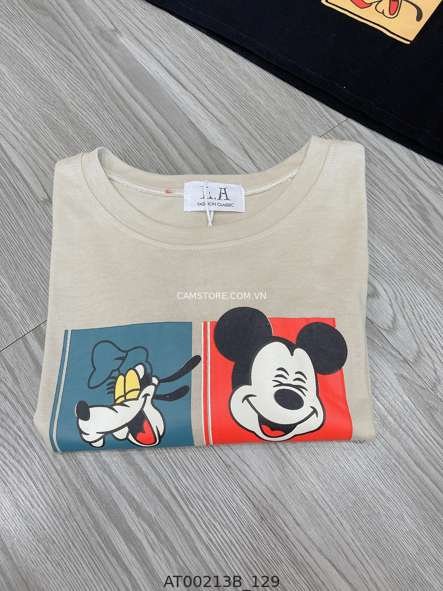 Hassy | Áo thun crop form rộng chuột mickey HS | Hassy.vn - Thời trang nữ hot trend