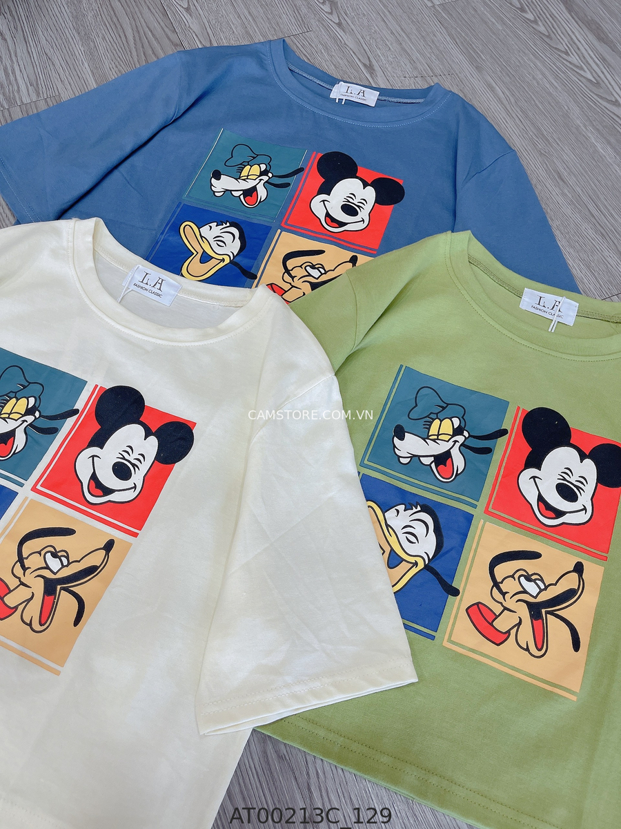 Hassy | Áo thun crop form rộng chuột mickey HS | Hassy.vn - Thời trang nữ hot trend