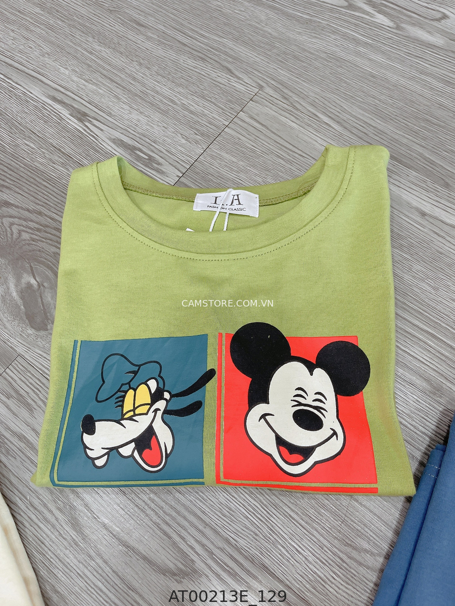 Hassy | Áo thun crop form rộng chuột mickey HS | Hassy.vn - Thời trang nữ hot trend