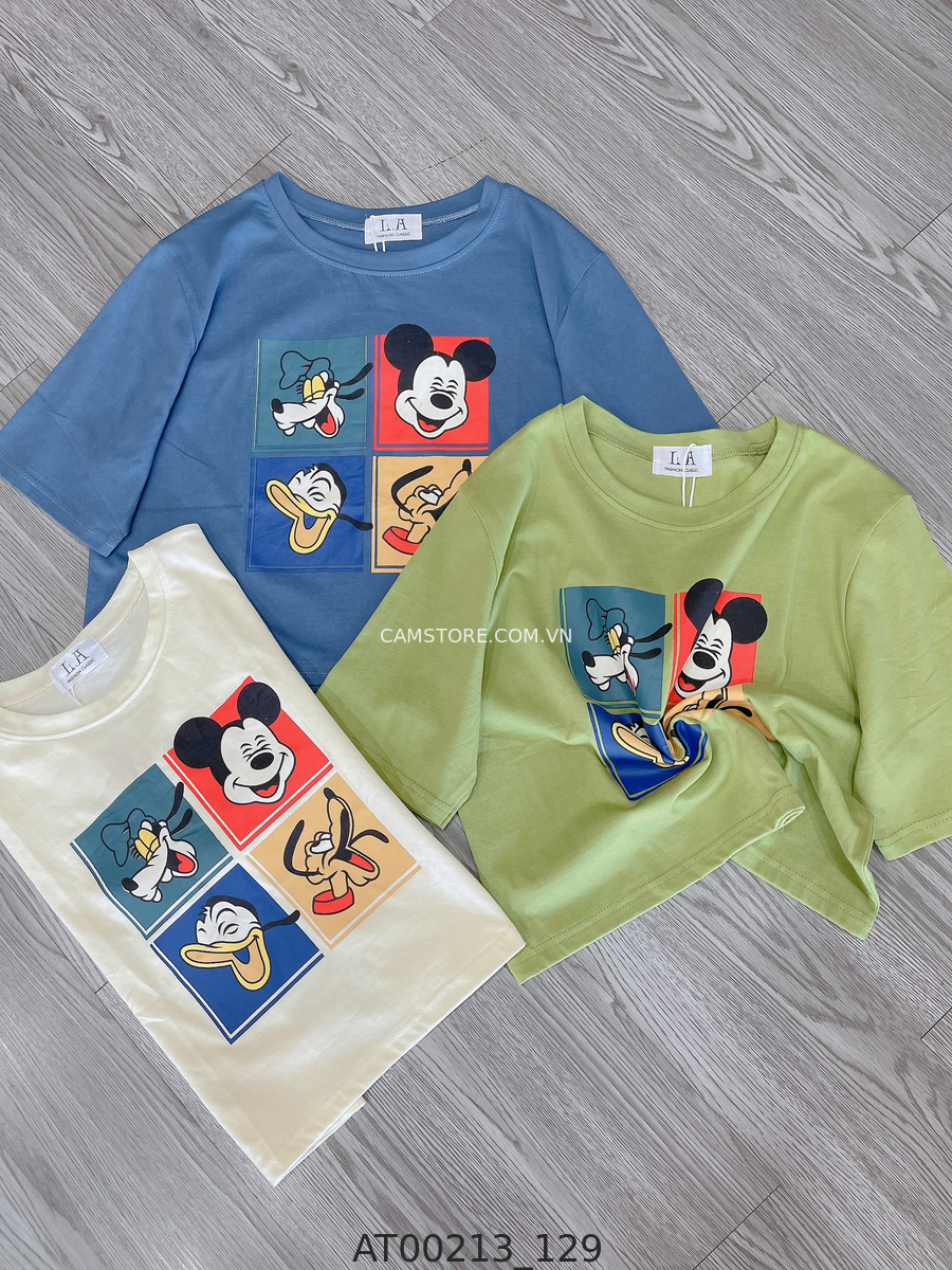 Hassy | Áo thun crop form rộng chuột mickey HS | Hassy.vn - Thời trang nữ hot trend