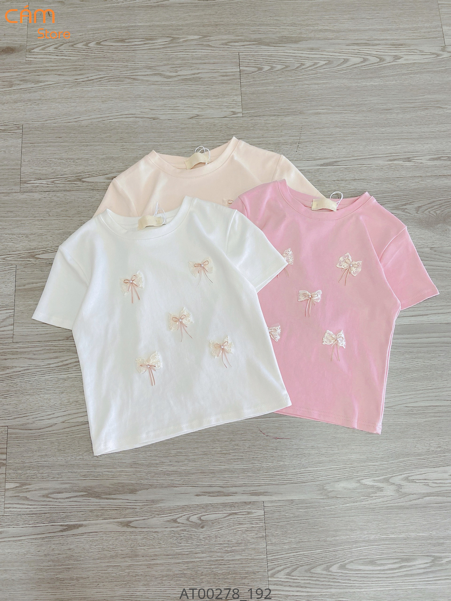 Hassy | Áo thun babytee Quảng Châu đính nơ dễ thương HS | Hassy.vn - Thời trang nữ hot trend