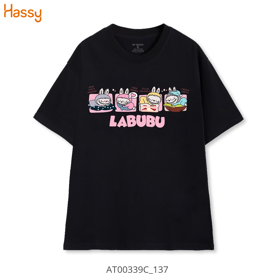 Hassy | Áo thun form rộng pastel Labubu  HS | Hassy.vn - Thời trang nữ hot trend