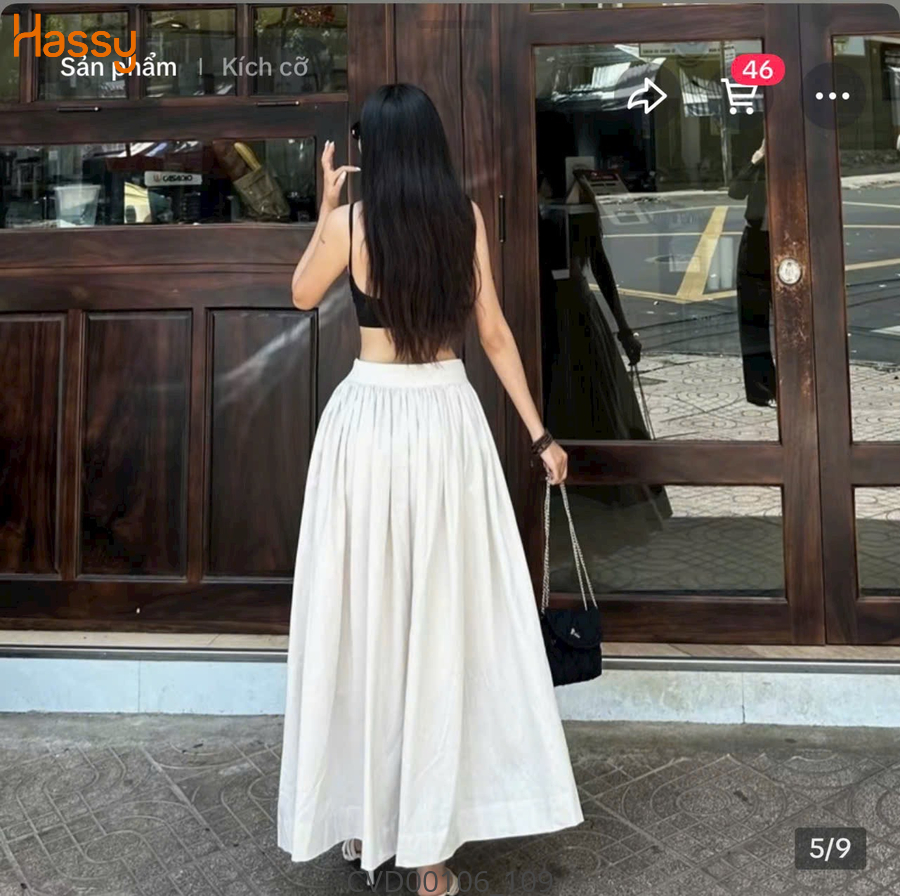 Hassy | Chân váy dáng dài phồng midi bánh bèo UN | Hassy.vn - Thời trang nữ hot trend