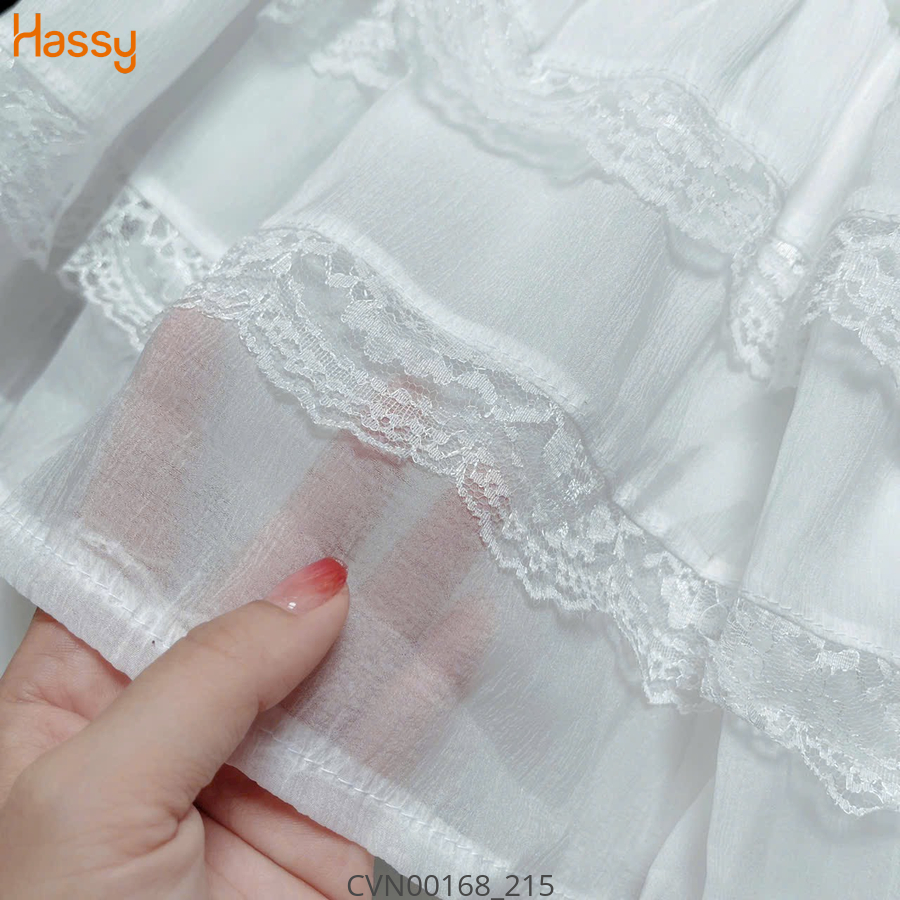 Hassy | Chân váy phối ren tầng Quảng Châu  HS | Hassy.vn - Thời trang nữ hot trend