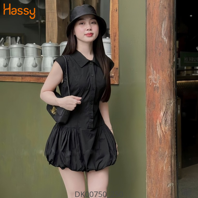 Hassy | Đầm smi đen tùng bí năng động KT | Hassy.vn - Thời trang nữ hot trend