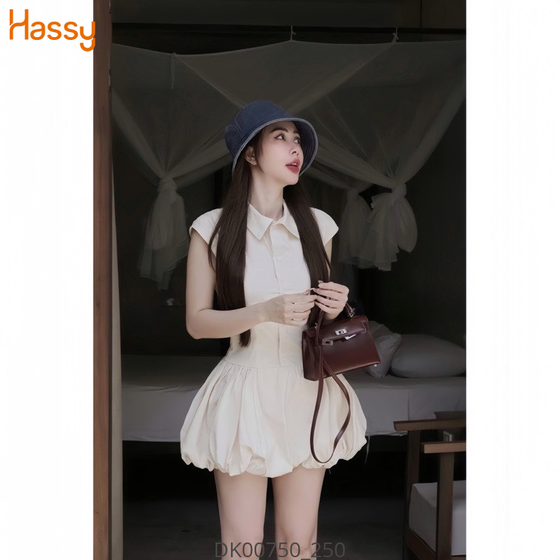 Hassy | Đầm smi đen tùng bí năng động KT | Hassy.vn - Thời trang nữ hot trend