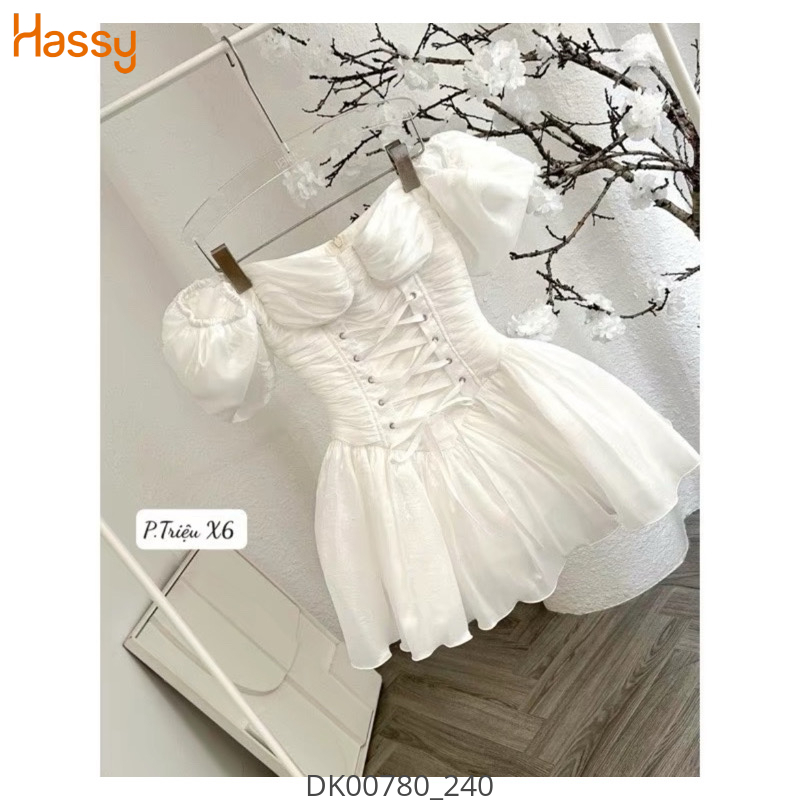 Hassy | Đầm công chúa cúo ngực đan dây eo bánh bèo TNI | Hassy.vn - Thời trang nữ hot trend