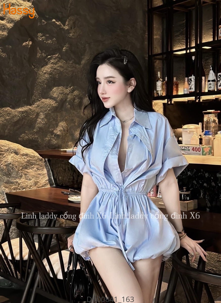 Hassy | Đầm bồng sơ mi buộc eo cute hai màu  | Hassy.vn - Thời trang nữ hot trend