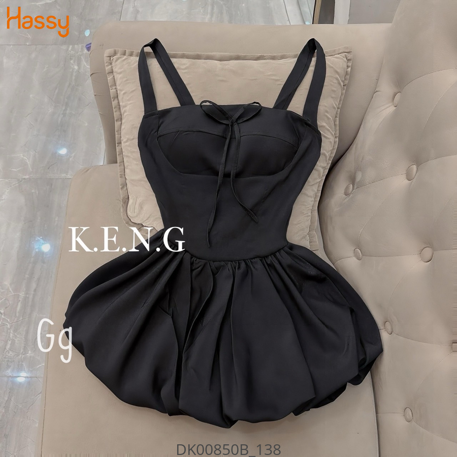 Hassy | Đầm bí coè hai dây nơ ngực dễ thương MK | Hassy.vn - Thời trang nữ hot trend