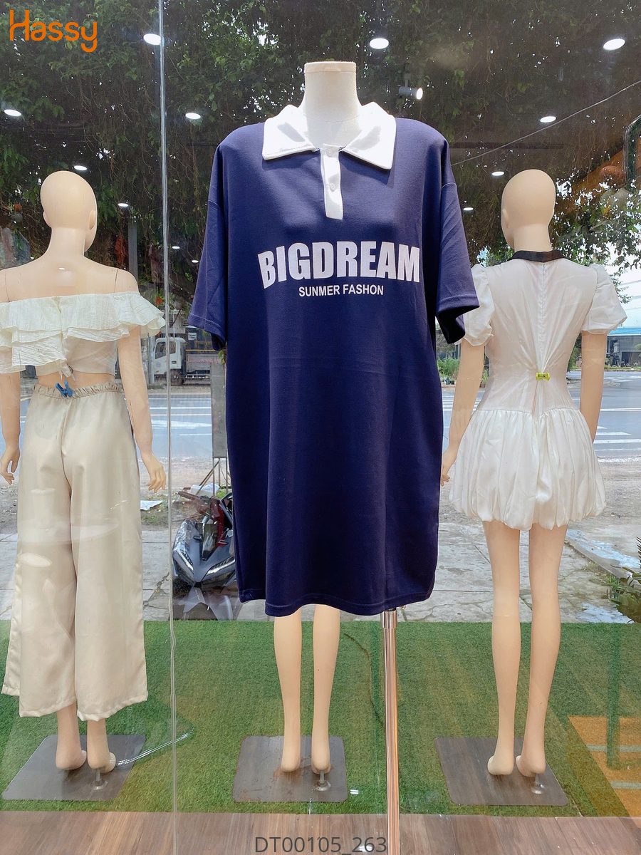 Đầm thun polo Quangg Châu big Dream  HS