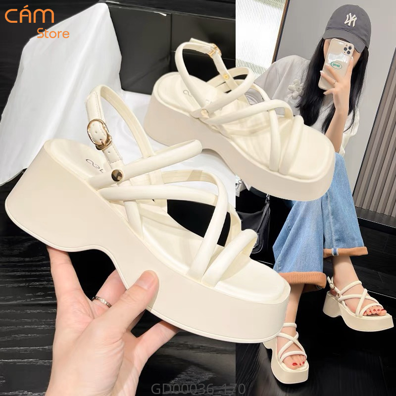 Hassy | Giày Sandal nữ đế cao 6cm quai dây mảnh hở ngón BUNNY | Hassy.vn - Thời trang nữ hot trend