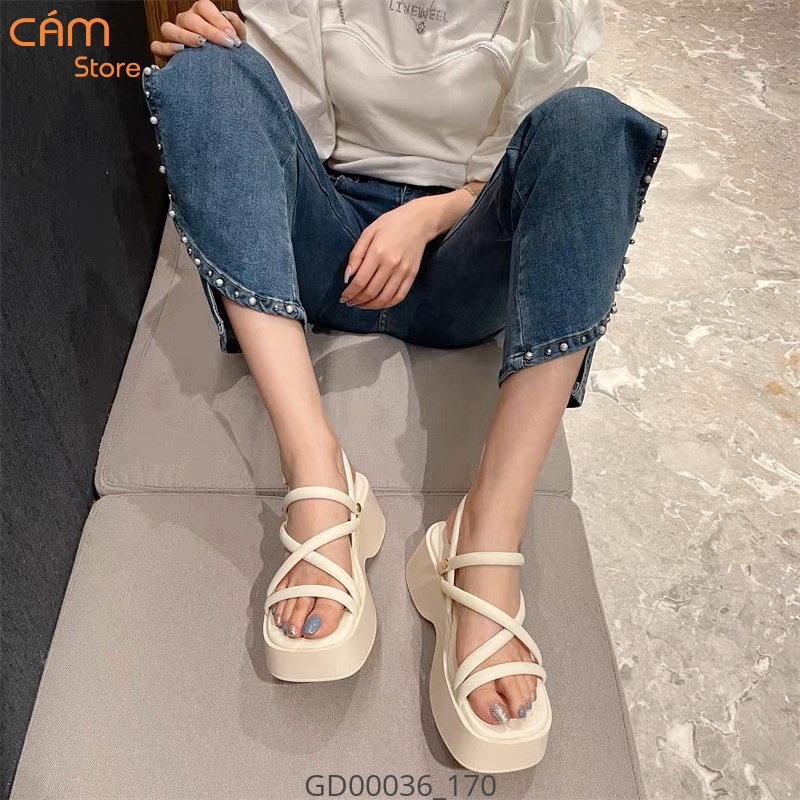 Hassy | Giày Sandal nữ đế cao 6cm quai dây mảnh hở ngón BUNNY | Hassy.vn - Thời trang nữ hot trend