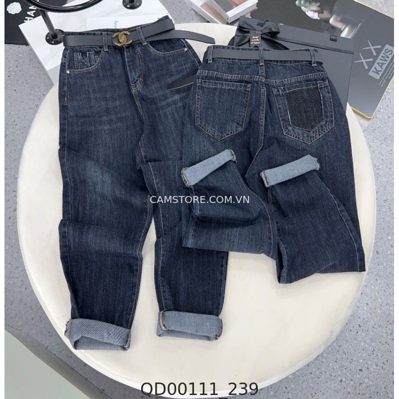 Hassy | Quần baggy jean thêu túi VNXK TM  | Hassy.vn - Thời trang nữ hot trend