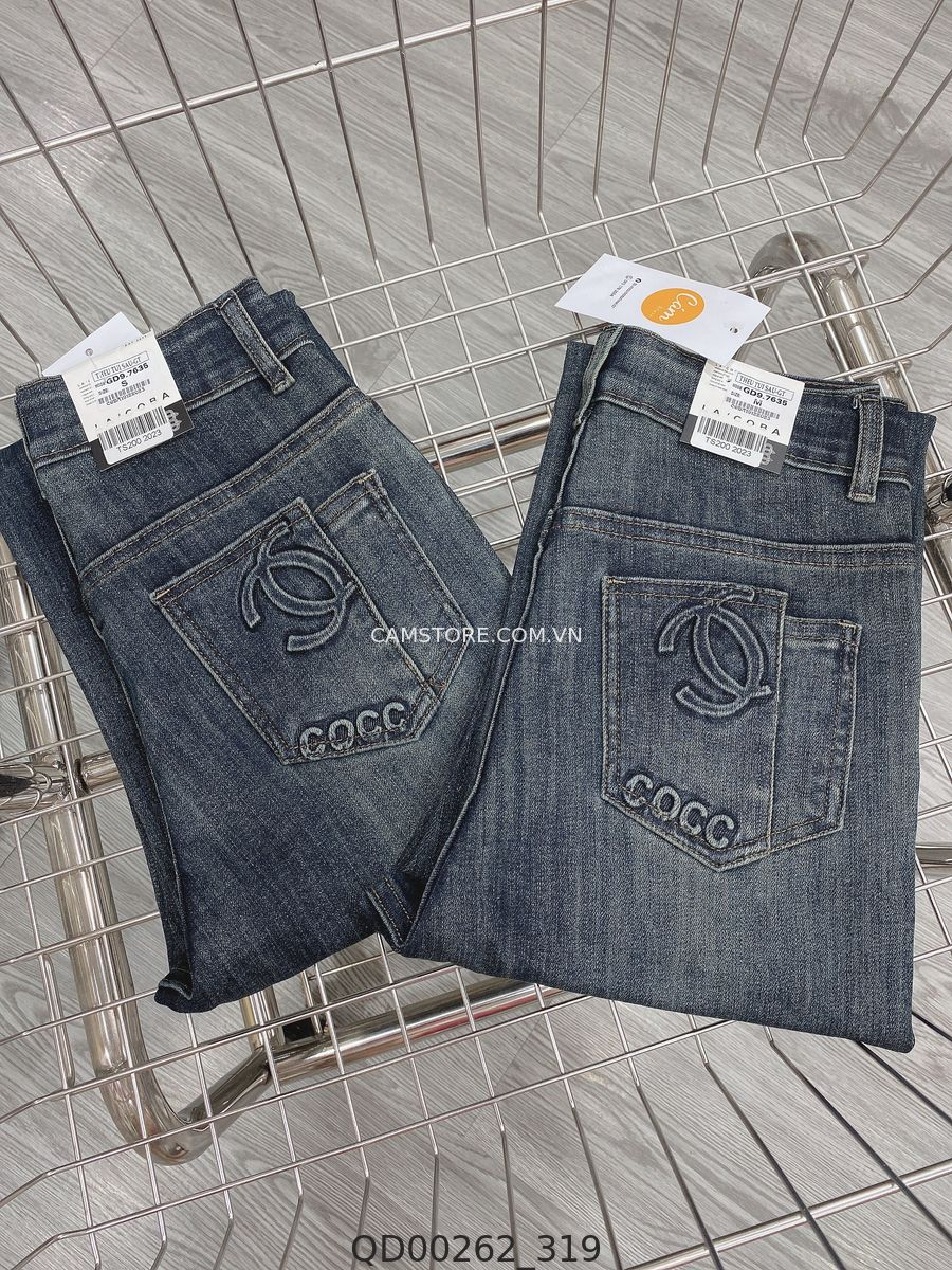 Hassy | Quần jean ống đứng thêu Chanel túi Quảng Châu Lacoba GD9 HS | Hassy.vn - Thời trang nữ hot trend