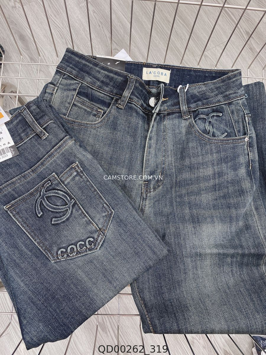 Hassy | Quần jean ống đứng thêu Chanel túi Quảng Châu Lacoba GD9 HS | Hassy.vn - Thời trang nữ hot trend