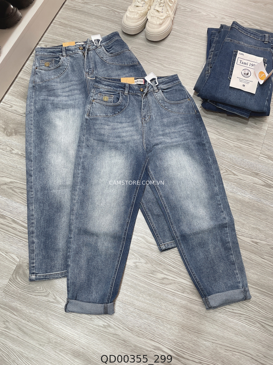 Hassy | Quần baggy jean Quảng Châu tag thép 3145 HS | Hassy.vn - Thời trang nữ hot trend