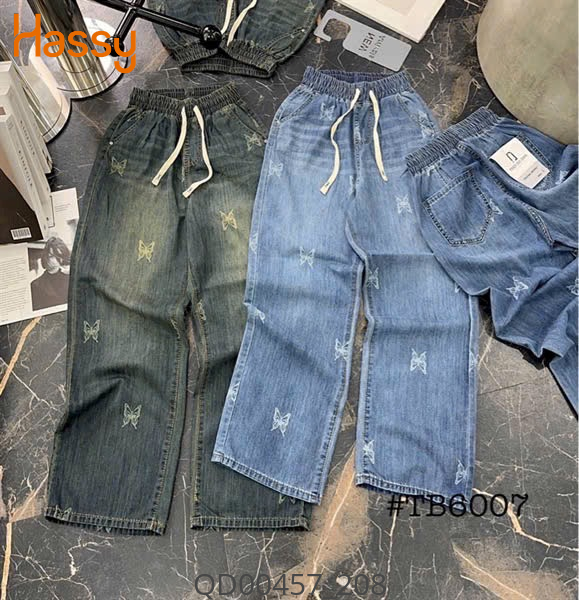 Hassy | Quần jean suông bướm lưng thun mát mịn CP6007 TN | Hassy.vn - Thời trang nữ hot trend