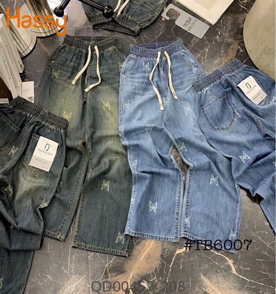 Hassy | Quần jean suông bướm lưng thun mát mịn CP6007 TN | Hassy.vn - Thời trang nữ hot trend