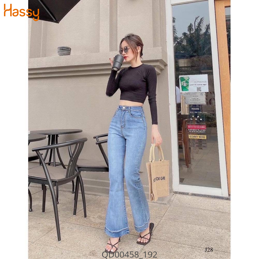 Hassy | Quần jean loe bass dài co dãn CP043-044-045 TN | Hassy.vn - Thời trang nữ hot trend