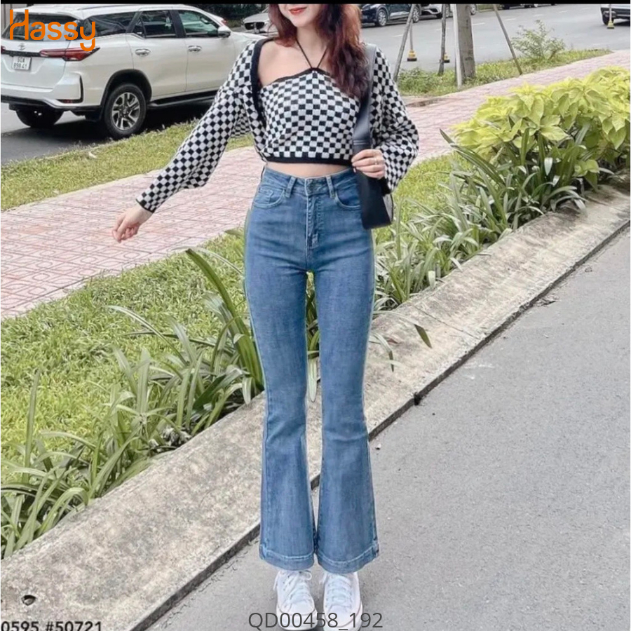 Hassy | Quần jean loe bass dài co dãn CP043-044-045 TN | Hassy.vn - Thời trang nữ hot trend