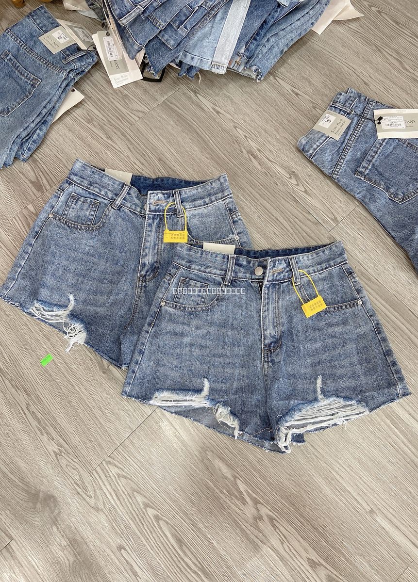 Hassy | Quần short jean QC cắt lai rách nhẹ 927 HS | Hassy.vn - Thời trang nữ hot trend