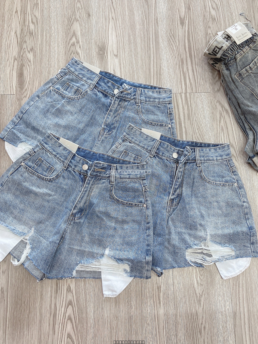 Hassy | Quần short jean QC rách lai lộ túi 991 HS | Hassy.vn - Thời trang nữ hot trend