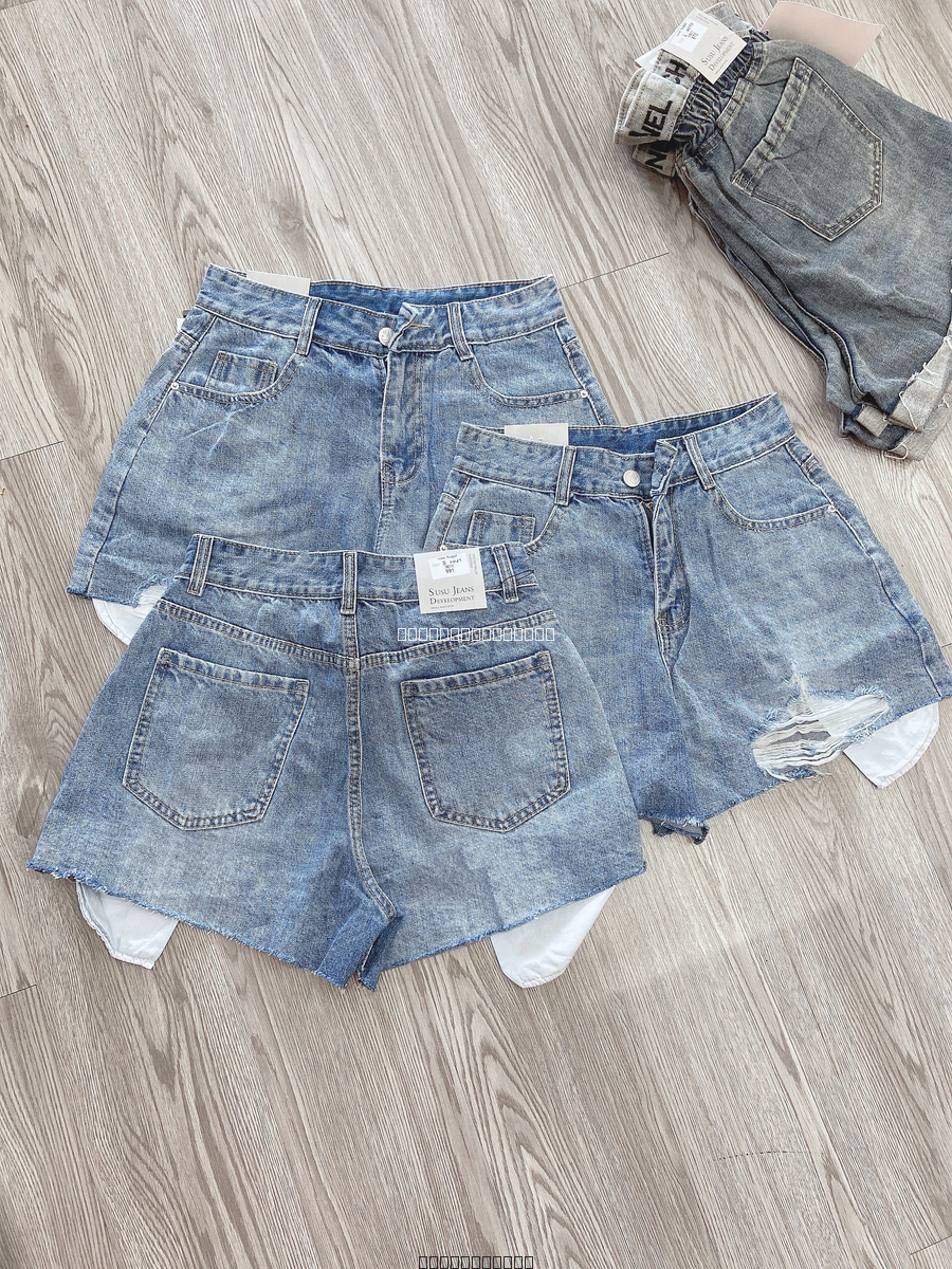 Hassy | Quần short jean QC rách lai lộ túi 991 HS | Hassy.vn - Thời trang nữ hot trend