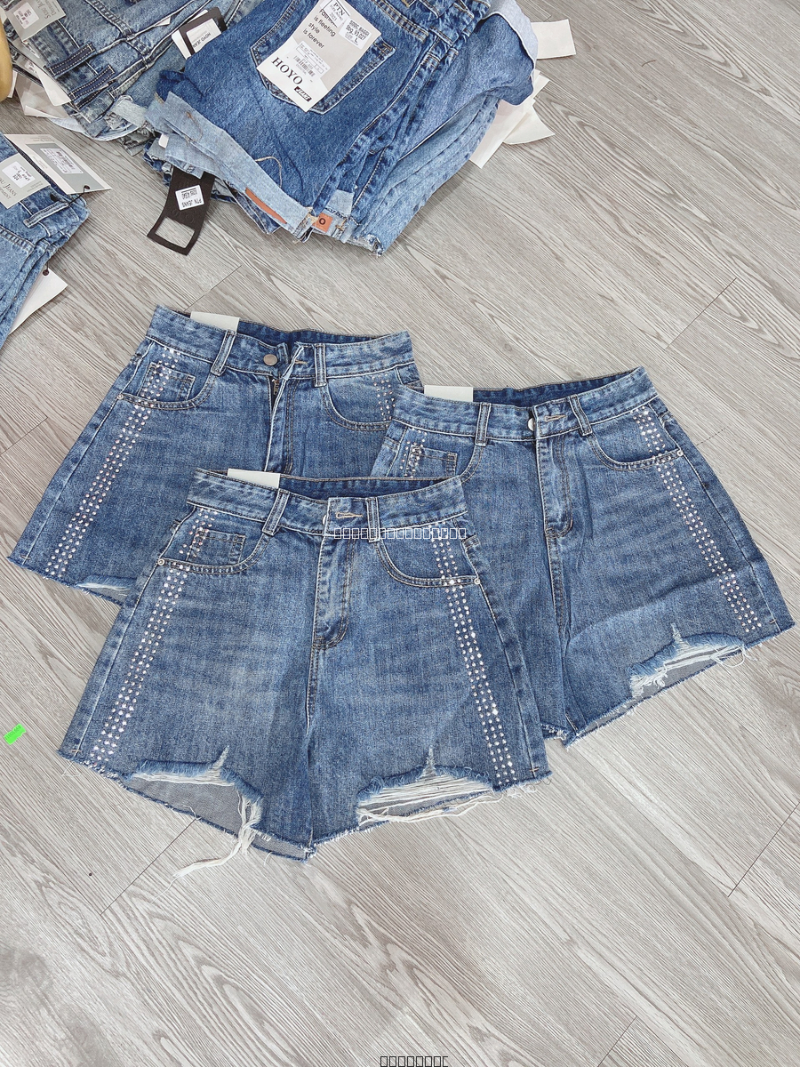 Quần short jean đính đá 1082 HS