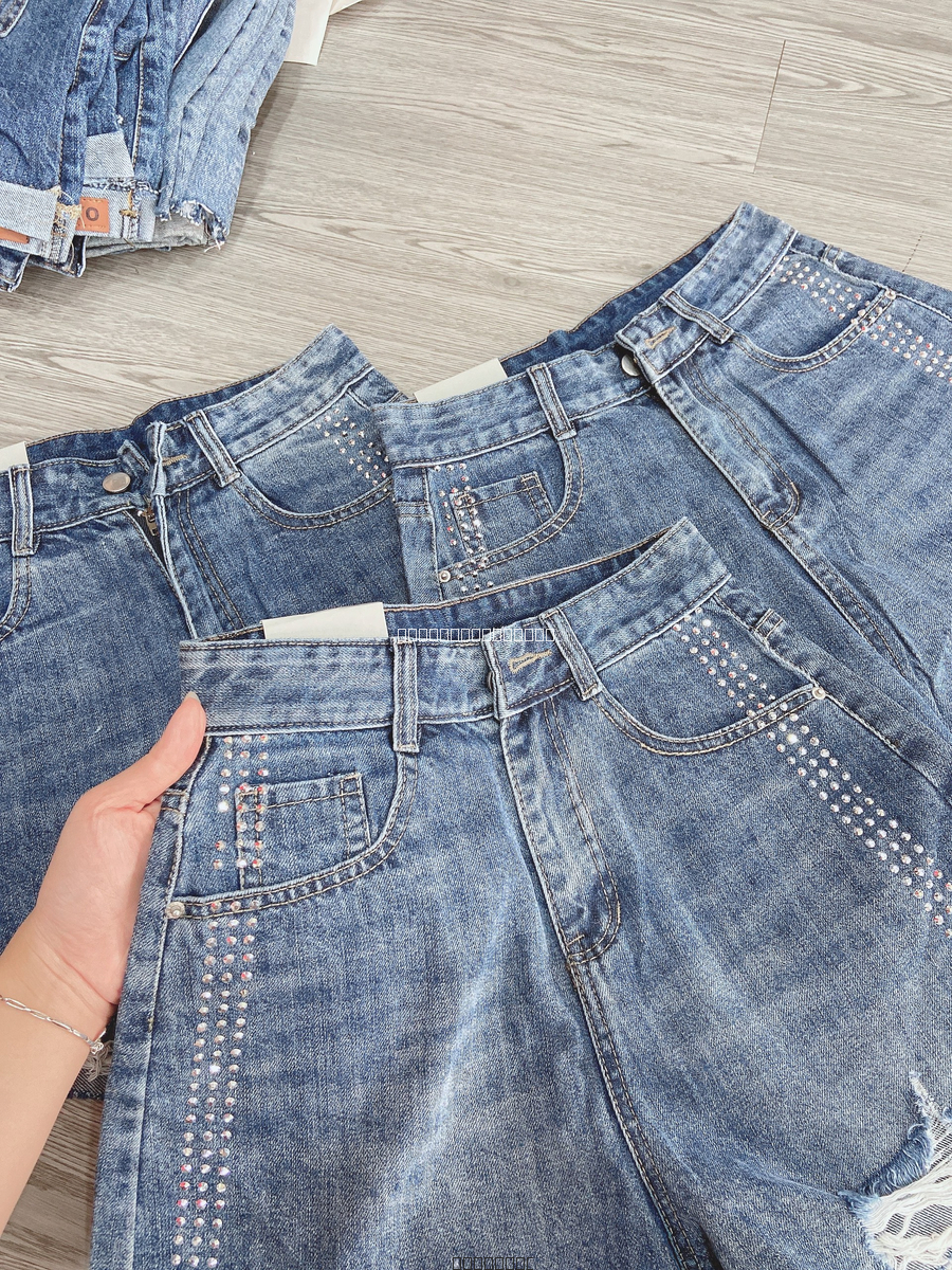 Hassy | Quần short jean đính đá 1082 HS | Hassy.vn - Thời trang nữ hot trend