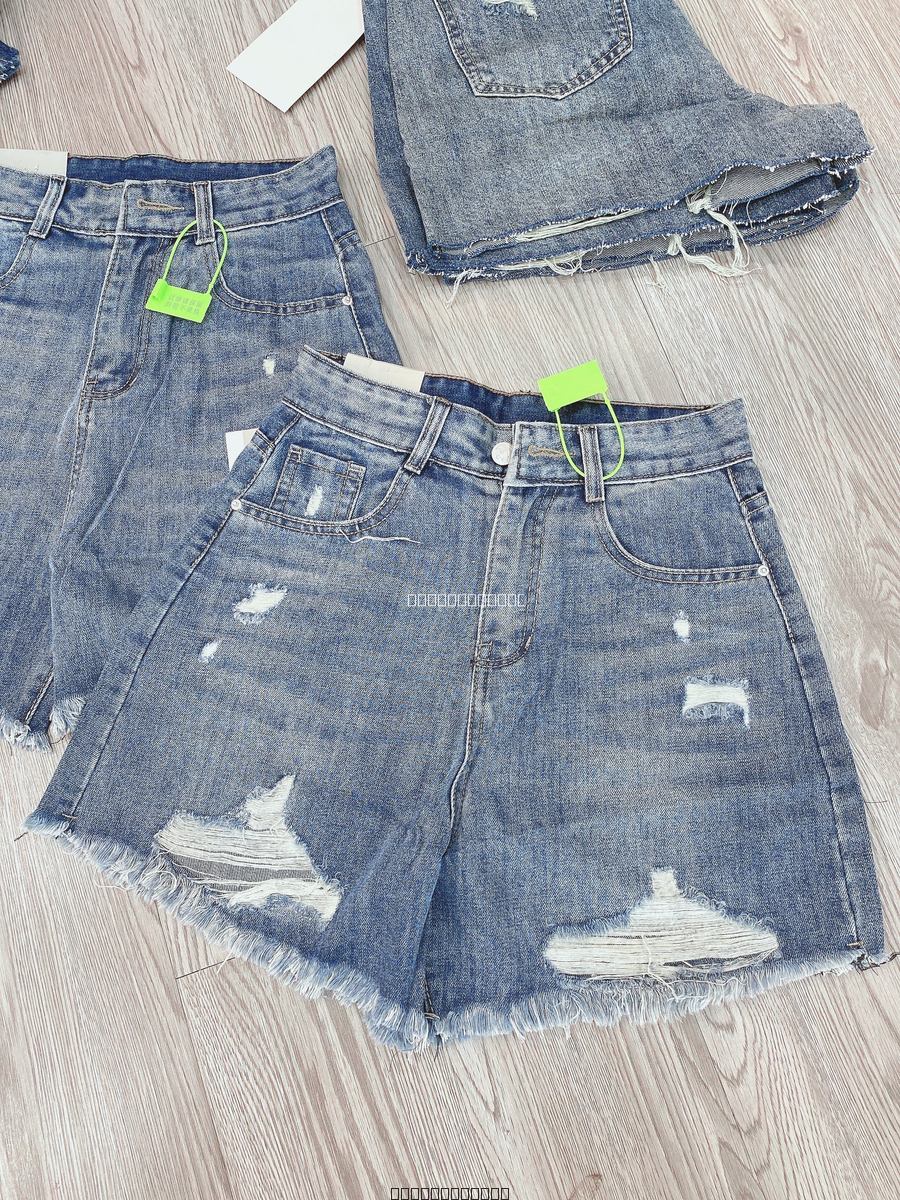 Hassy | Quần short jean lưng cao rách 859 HS | Hassy.vn - Thời trang nữ hot trend