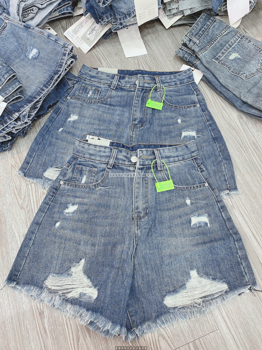 Hassy | Quần short jean lưng cao rách 859 HS | Hassy.vn - Thời trang nữ hot trend