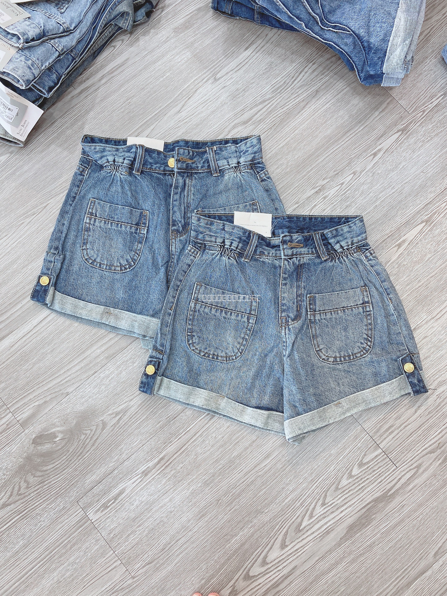 Hassy | Quần short jean QC lưng cao lật lai HS | Hassy.vn - Thời trang nữ hot trend