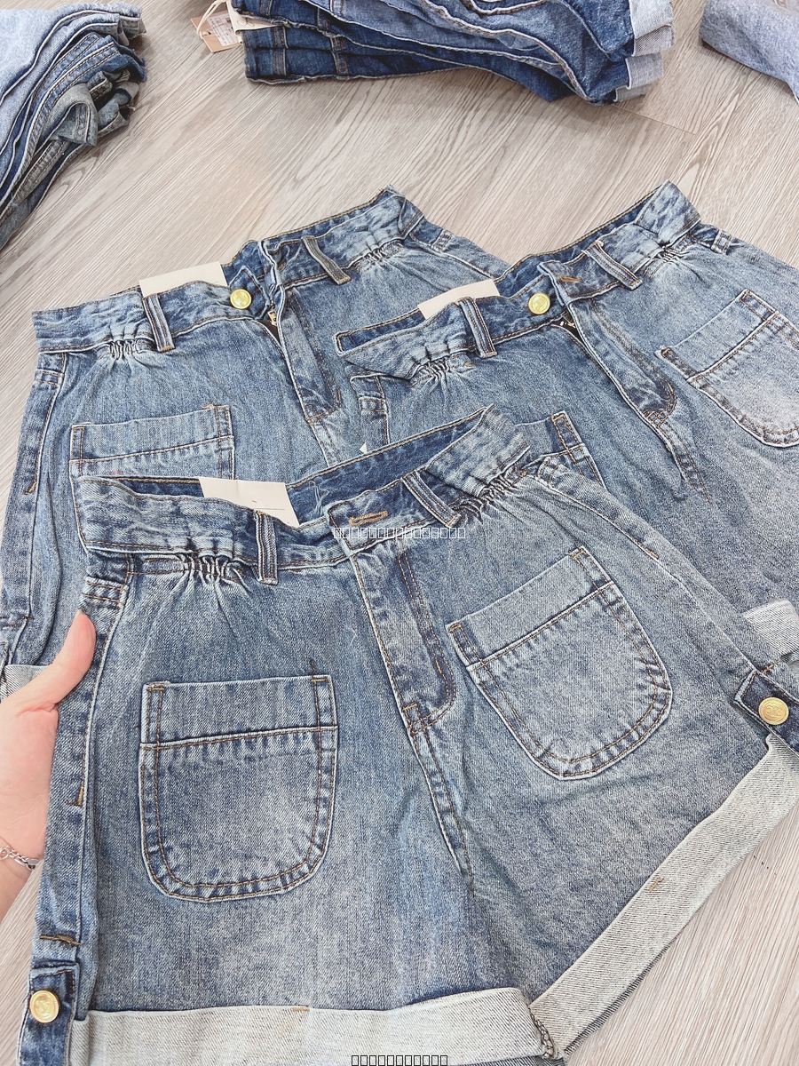 Hassy | Quần short jean QC lưng cao lật lai HS | Hassy.vn - Thời trang nữ hot trend