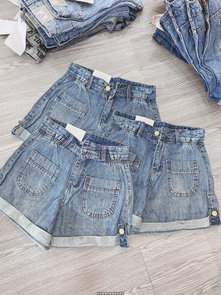 Hassy | Quần short jean QC lưng cao lật lai HS | Hassy.vn - Thời trang nữ hot trend