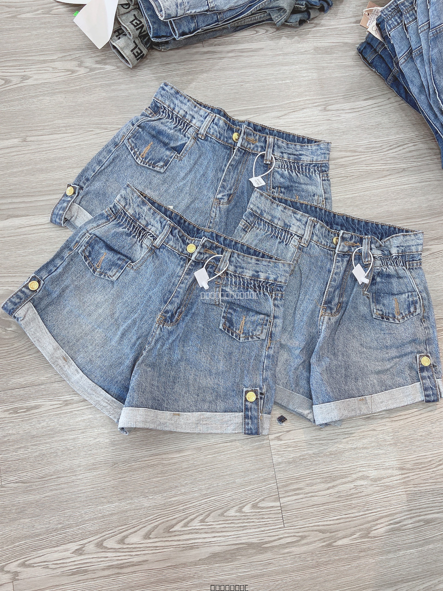 Hassy | Quần short jean lưng cao QC lật lai bo túi hộp 005 HS | Hassy.vn - Thời trang nữ hot trend