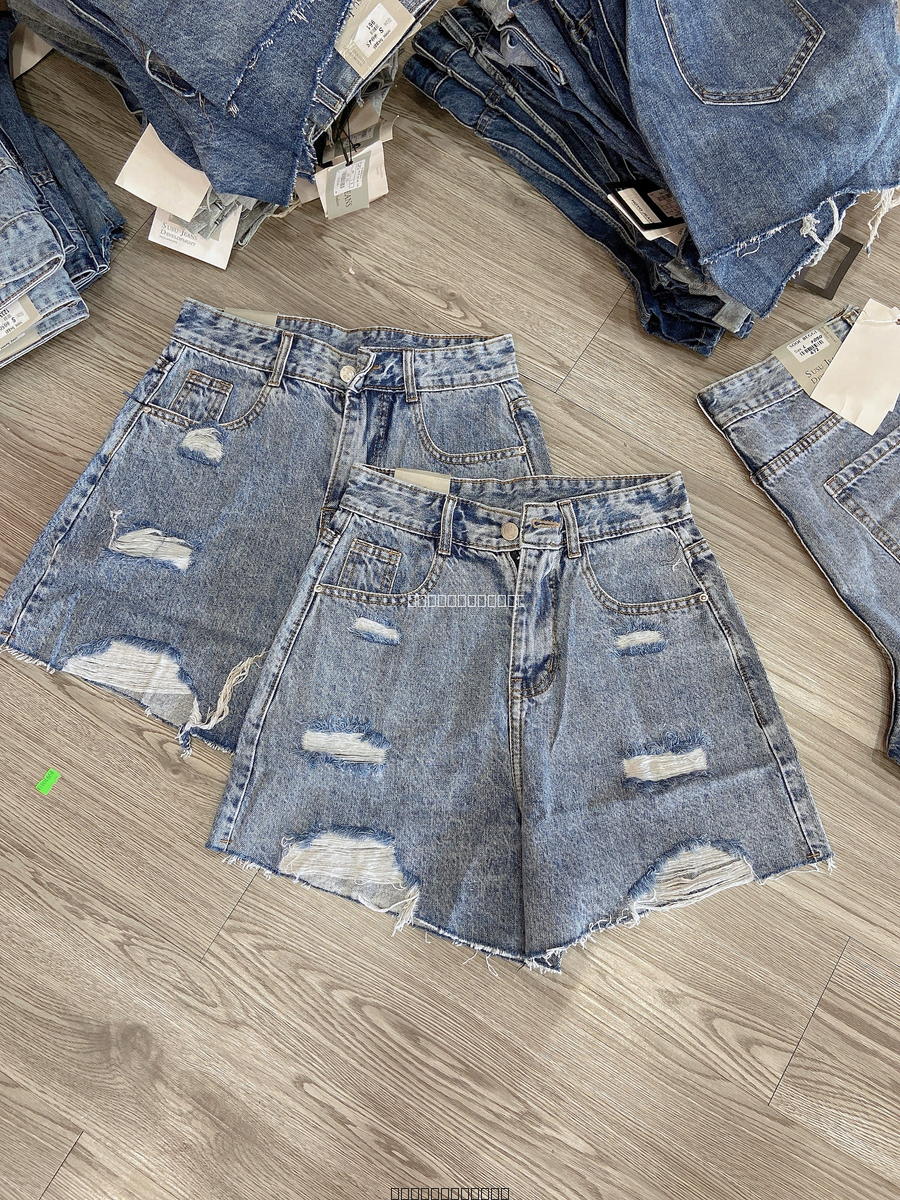 Hassy | Quần short jean lưng cao rách 472 HS | Hassy.vn - Thời trang nữ hot trend