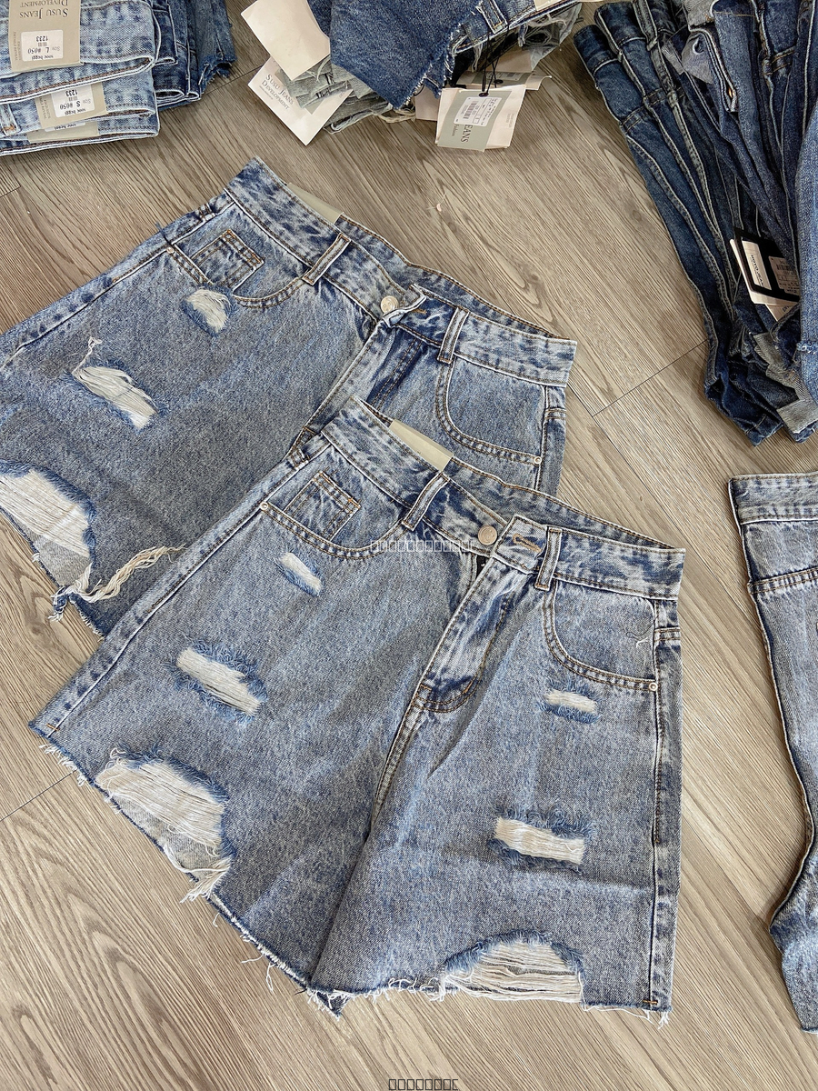 Hassy | Quần short jean lưng cao rách 472 HS | Hassy.vn - Thời trang nữ hot trend