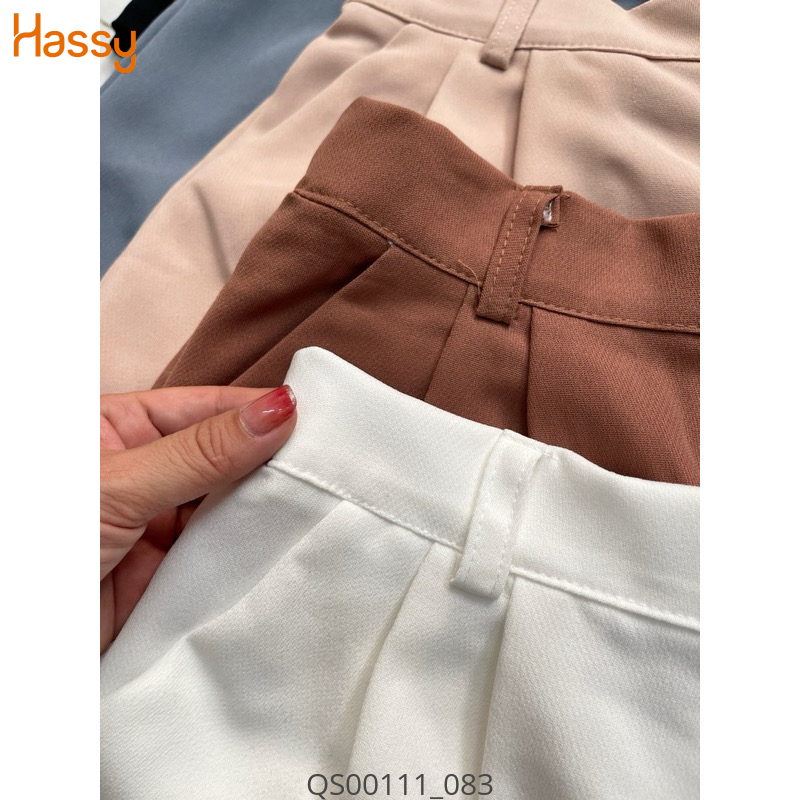 Hassy | Quần short vải tuyết mưa năng động chiết li  UN | Hassy.vn - Thời trang nữ hot trend