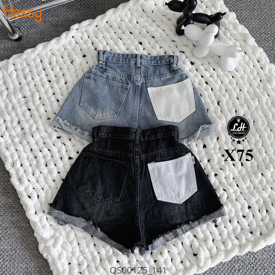 Hassy | Quần short jean rách tưa lai kèm đai Wang BA | Hassy.vn - Thời trang nữ hot trend