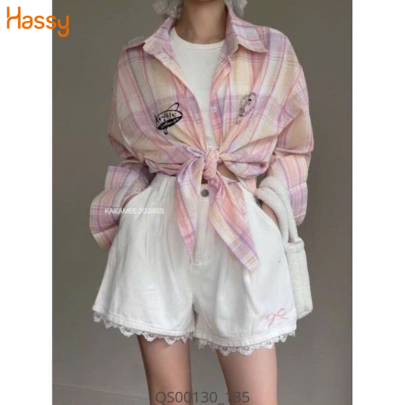 Hassy | Quần short jean ren thêu nơ CP3918 TN | Hassy.vn - Thời trang nữ hot trend