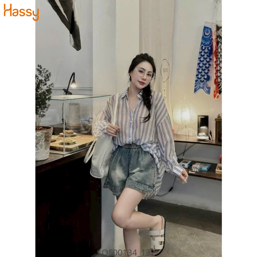 Hassy | Quần short lưng thun đính đs Dori CP45 TN | Hassy.vn - Thời trang nữ hot trend