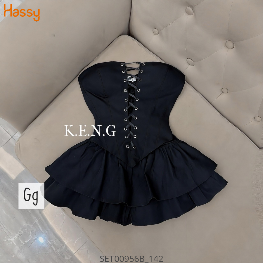 Hassy | Set cúp ngực đan dây cv xoè sexy MK | Hassy.vn - Thời trang nữ hot trend