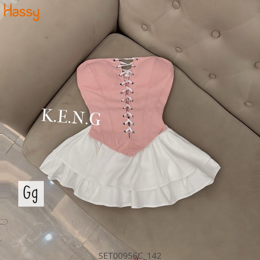 Hassy | Set cúp ngực đan dây cv xoè sexy MK | Hassy.vn - Thời trang nữ hot trend